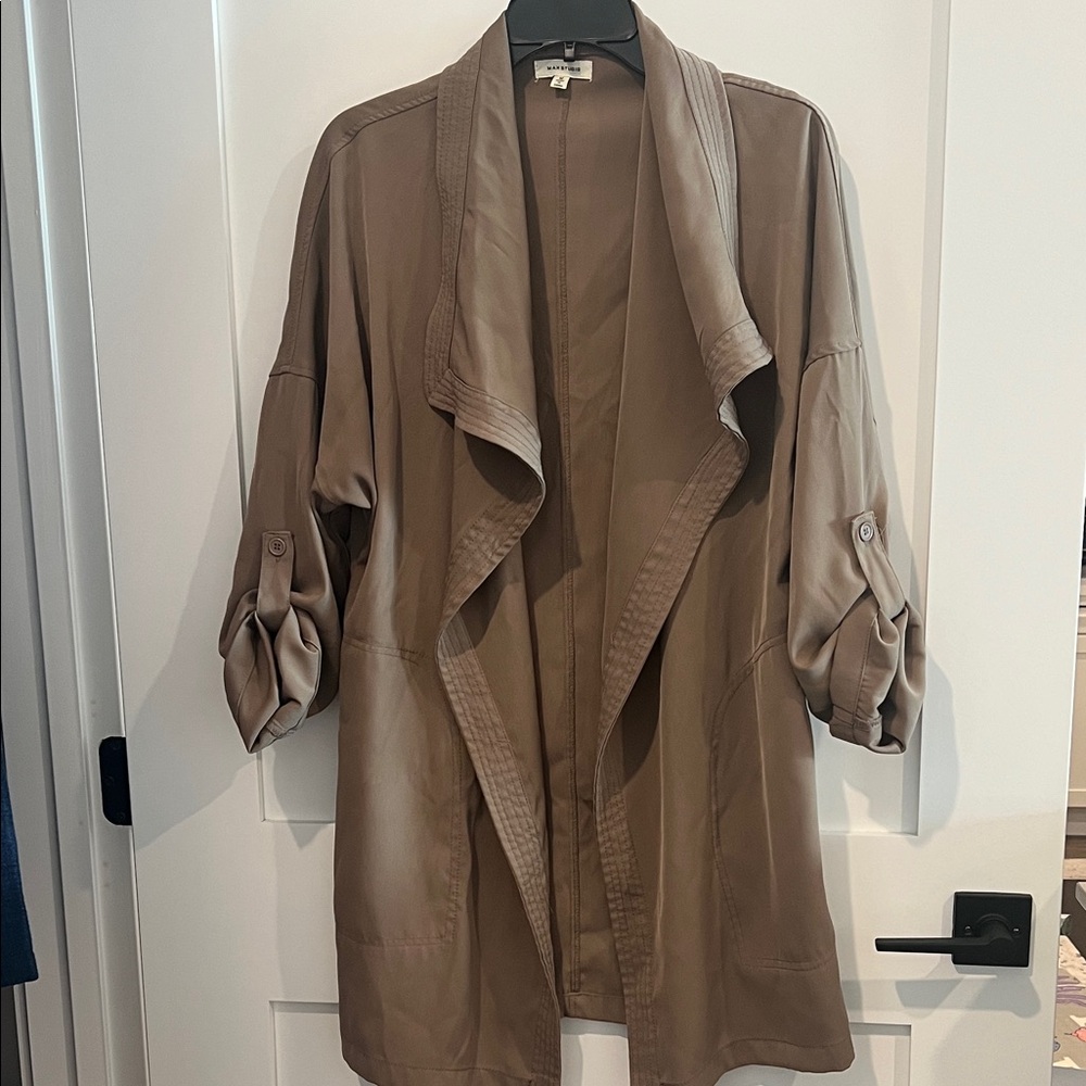 Max Studio Women's Brown Trench Coat